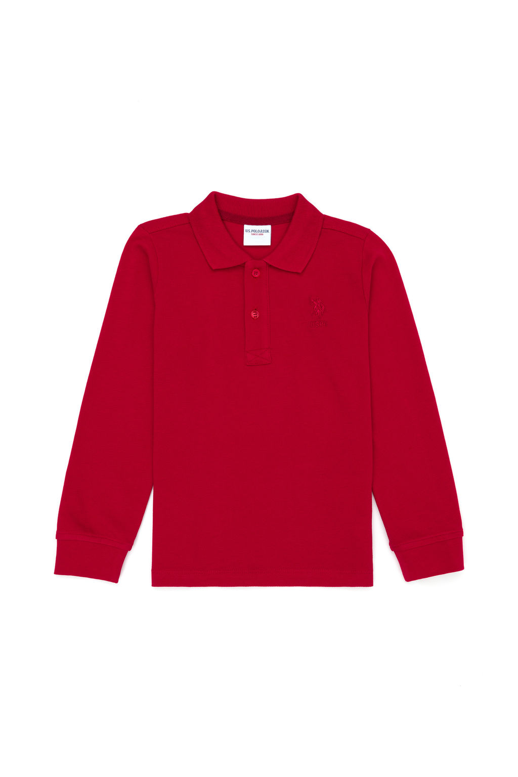 Красная базовая толстовка для мальчика - U.s. polo assn фото 7