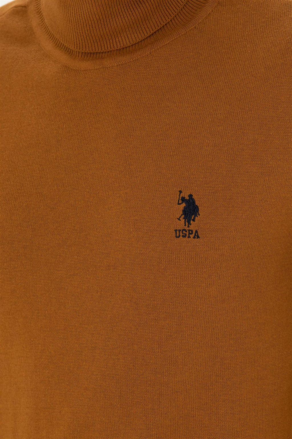 Мужской базовый свитер кокосового цвета - U.s. polo assn фото 7