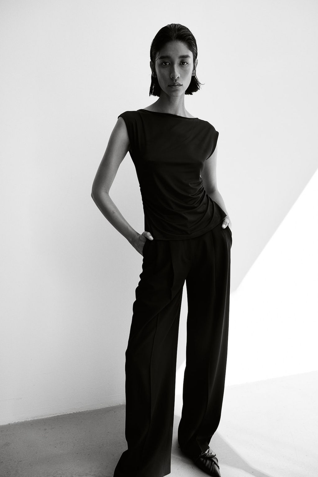 Top con escote barco - H&m фото 2