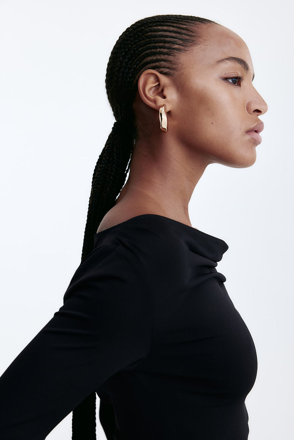 Draped jersey top - H&m фото 5