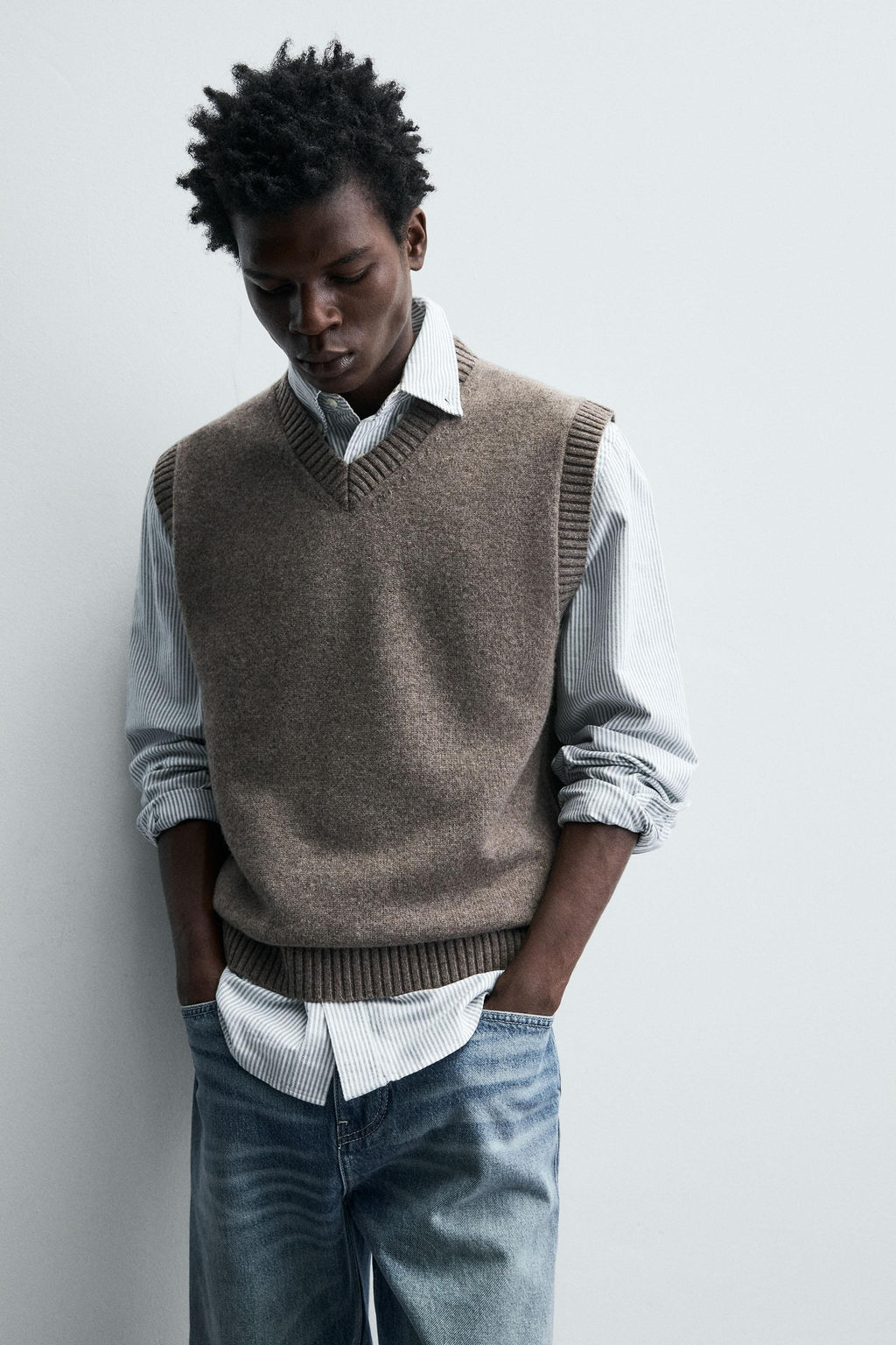 WOOL KNIT VEST - Zara фото 6