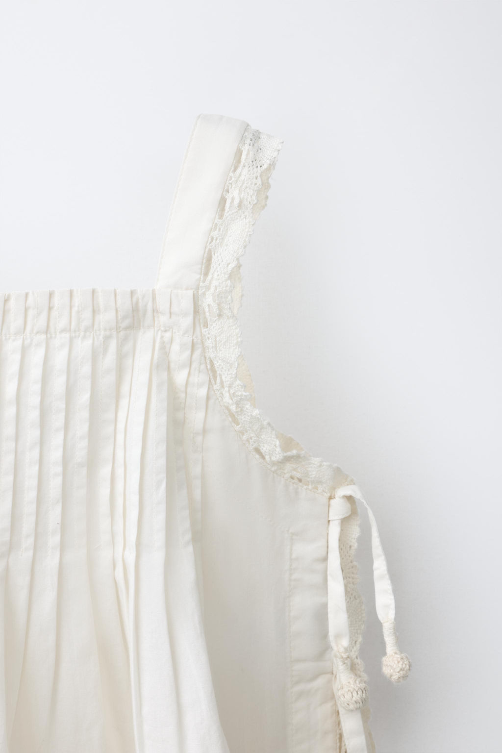 TOP JARETAS BORDADOS / Blanco roto - Zara фото 3