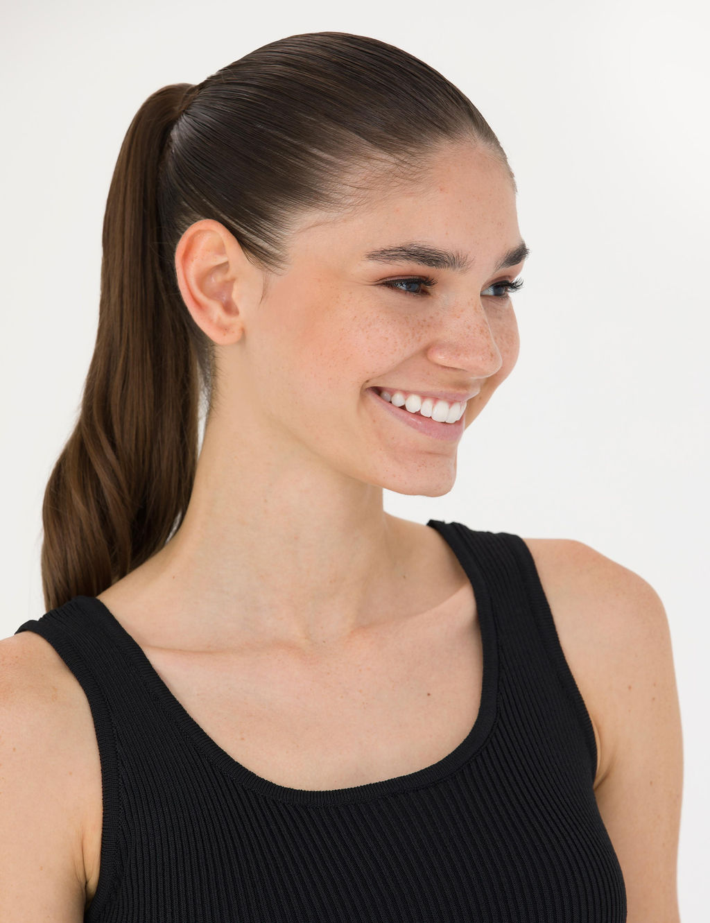 Siyah Crop Top Triko Bluz - Pierre cardin фото 2