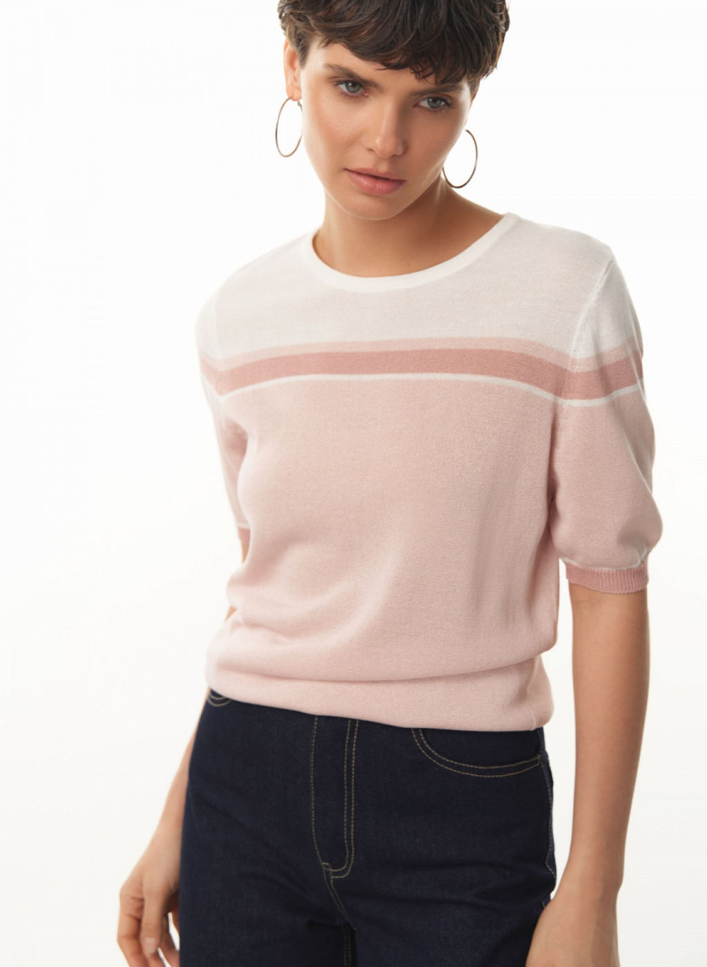 Conso/KJS 230707 - milk/pink Футболка Женская