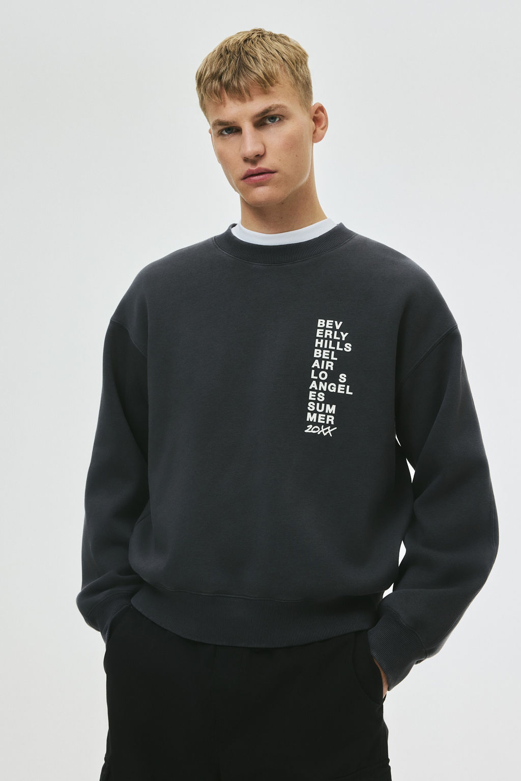 Sudadera con estampado Loose Fit - H&m фото 7