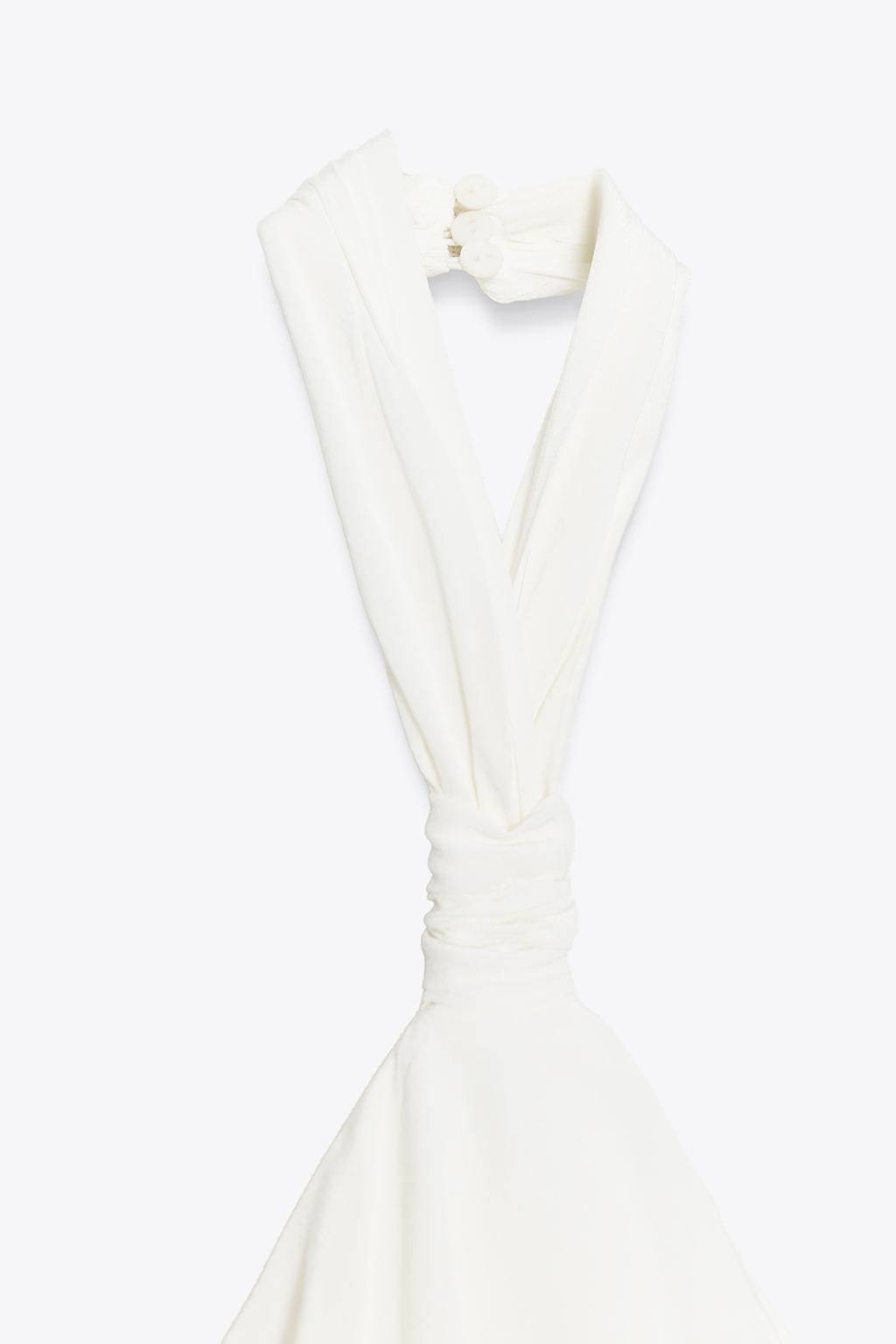 RUFFLED MINI DRESS - Zara фото 7