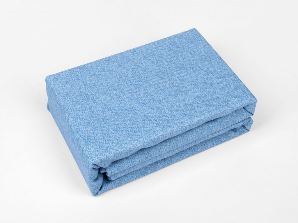 2977/0-БЧ Простыня на резинке 220*200*25 цв. бирюза рис. 592658 - Текс-дизайн фото 3