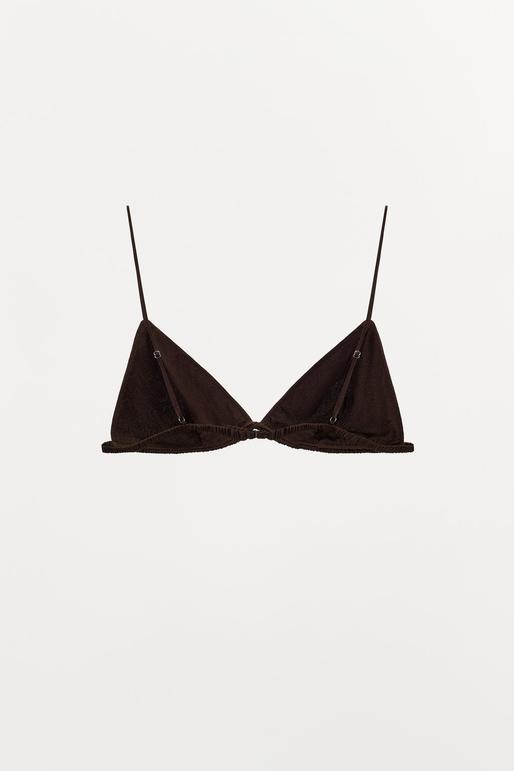 SILK TRIANGLE BRALETTE - Zara фото 8