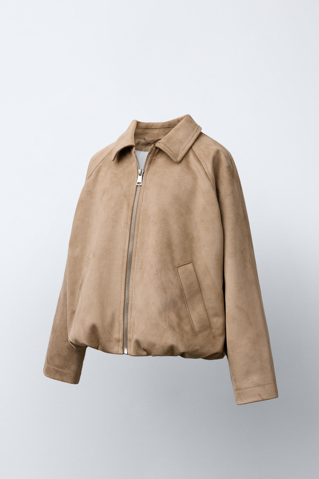FAUX SUEDE BALLOON JACKET - Zara фото 2