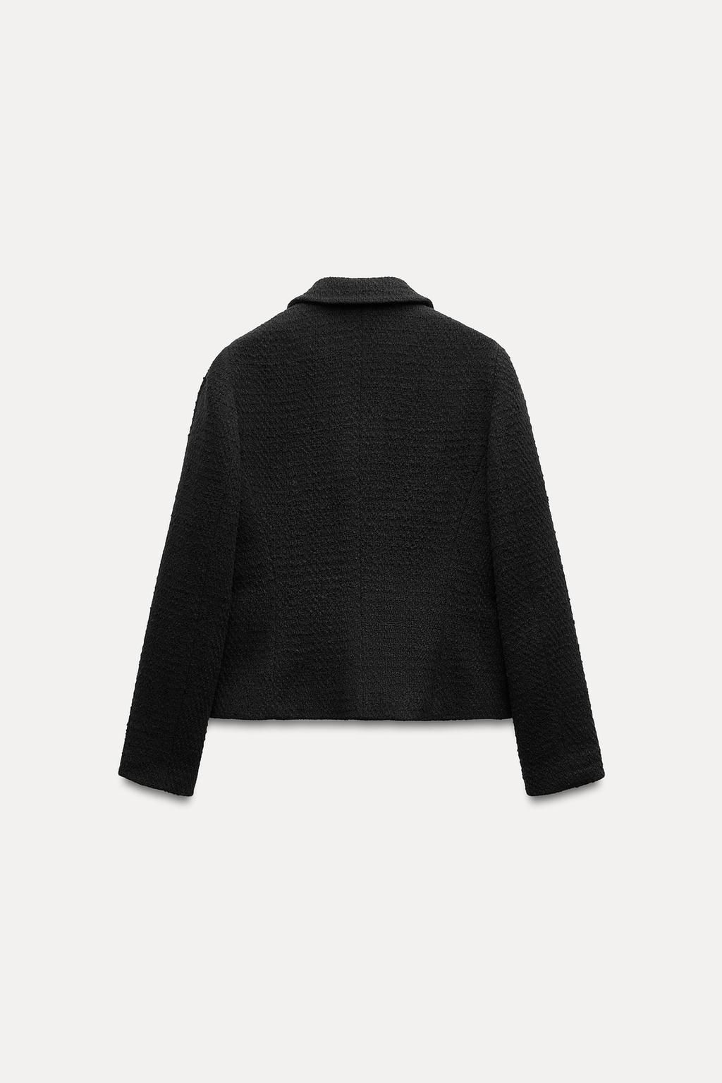 TEXTURED BLAZER WITH RAISED BUTTONS - Zara фото 5