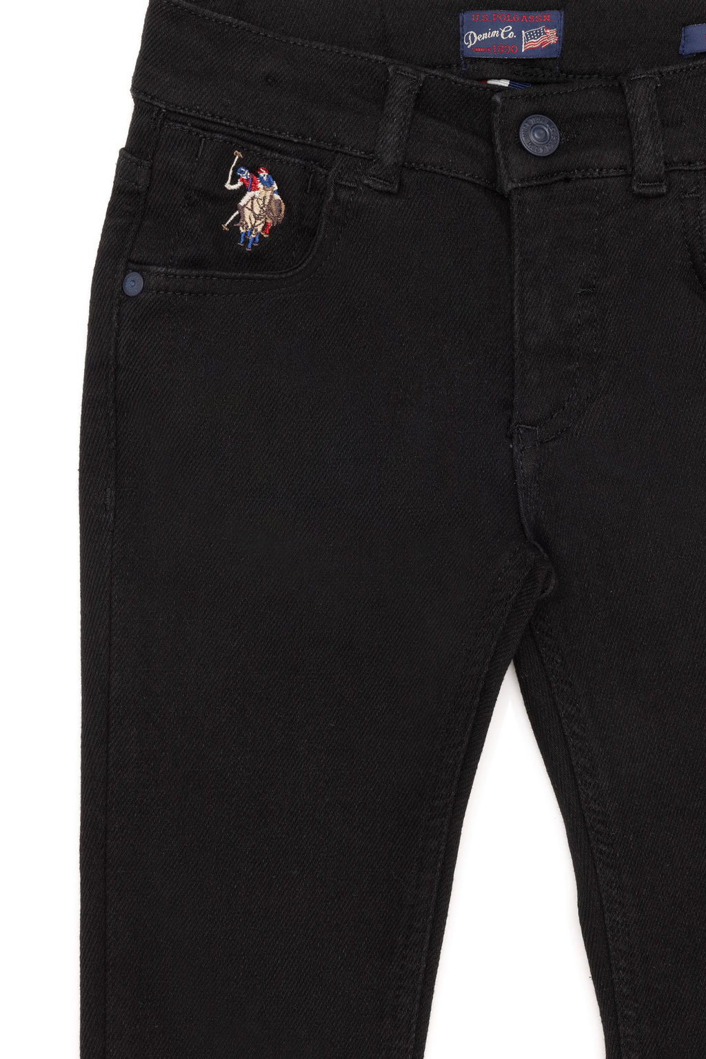 Erkek _ocuk Siyah Jean Pantolon