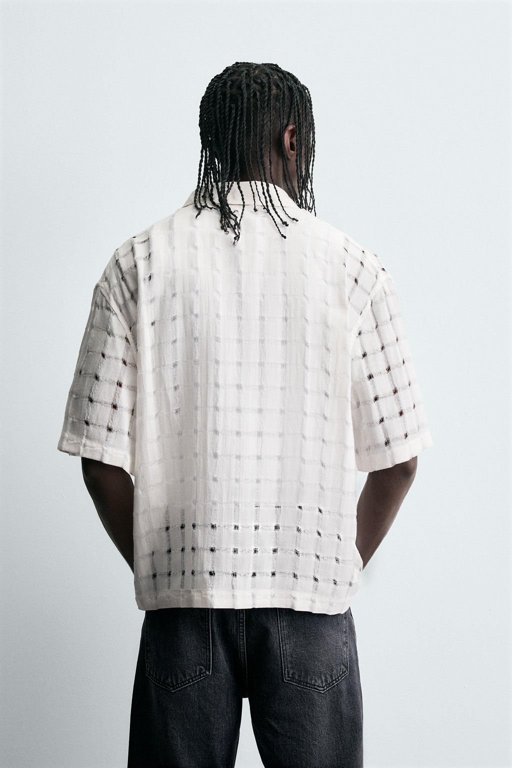 JACQUARD NEEDLE-PUNCH SHIRT - Zara фото 3