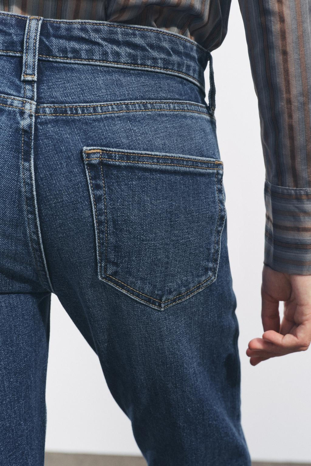 ZW COLLECTION SLIM MID-WAIST JEANS - Zara фото 26