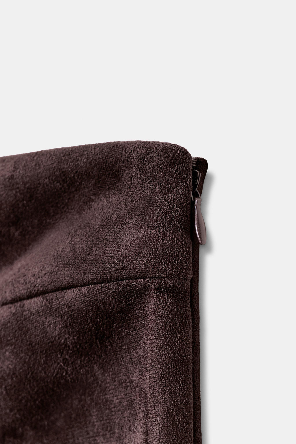 TOP ASIM?TRICO EFECTO ANTE / Marr?n chocolate - Zara фото 4