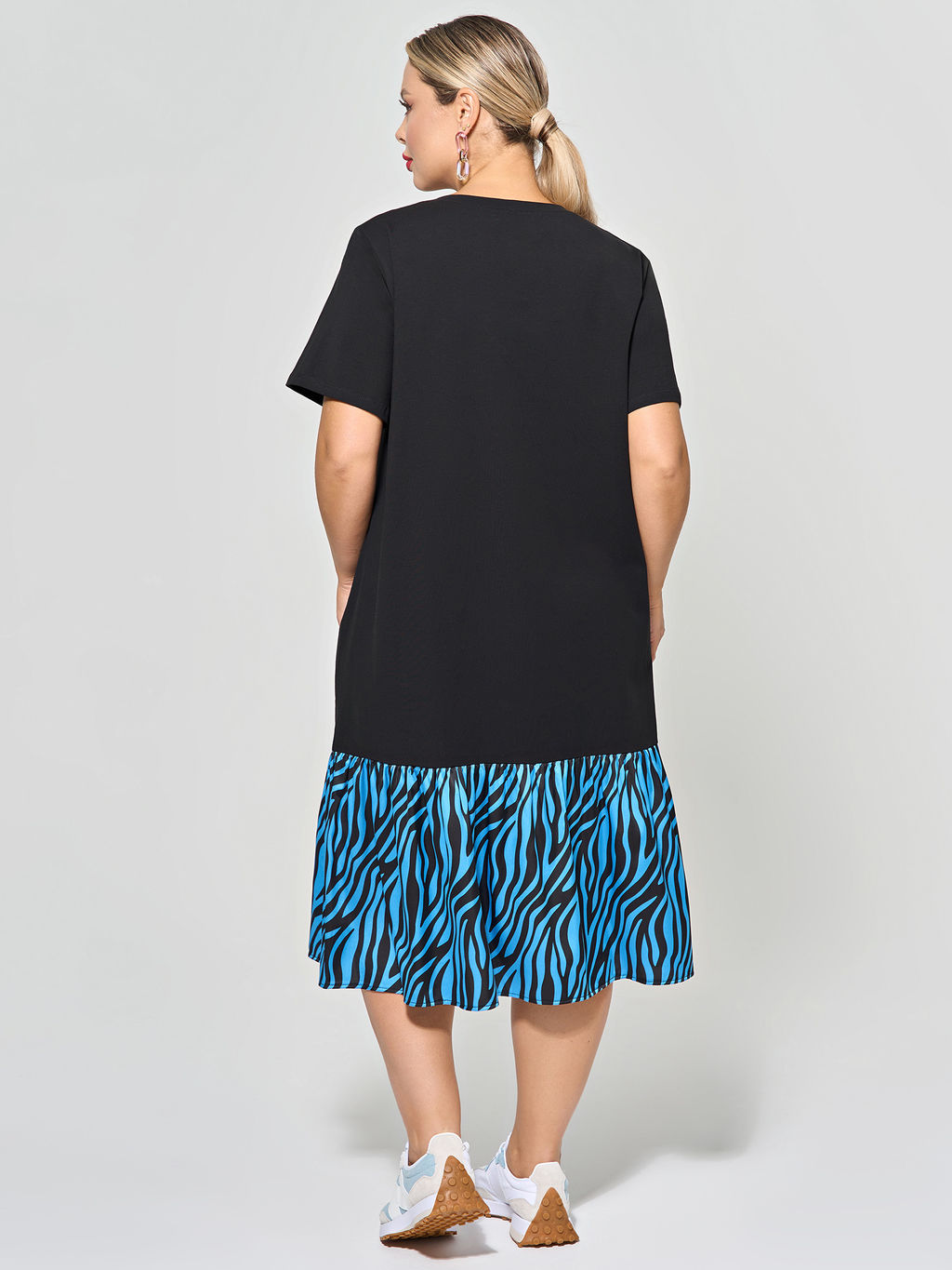 Платье 0387-1с глубокий черный - Dora фото 26