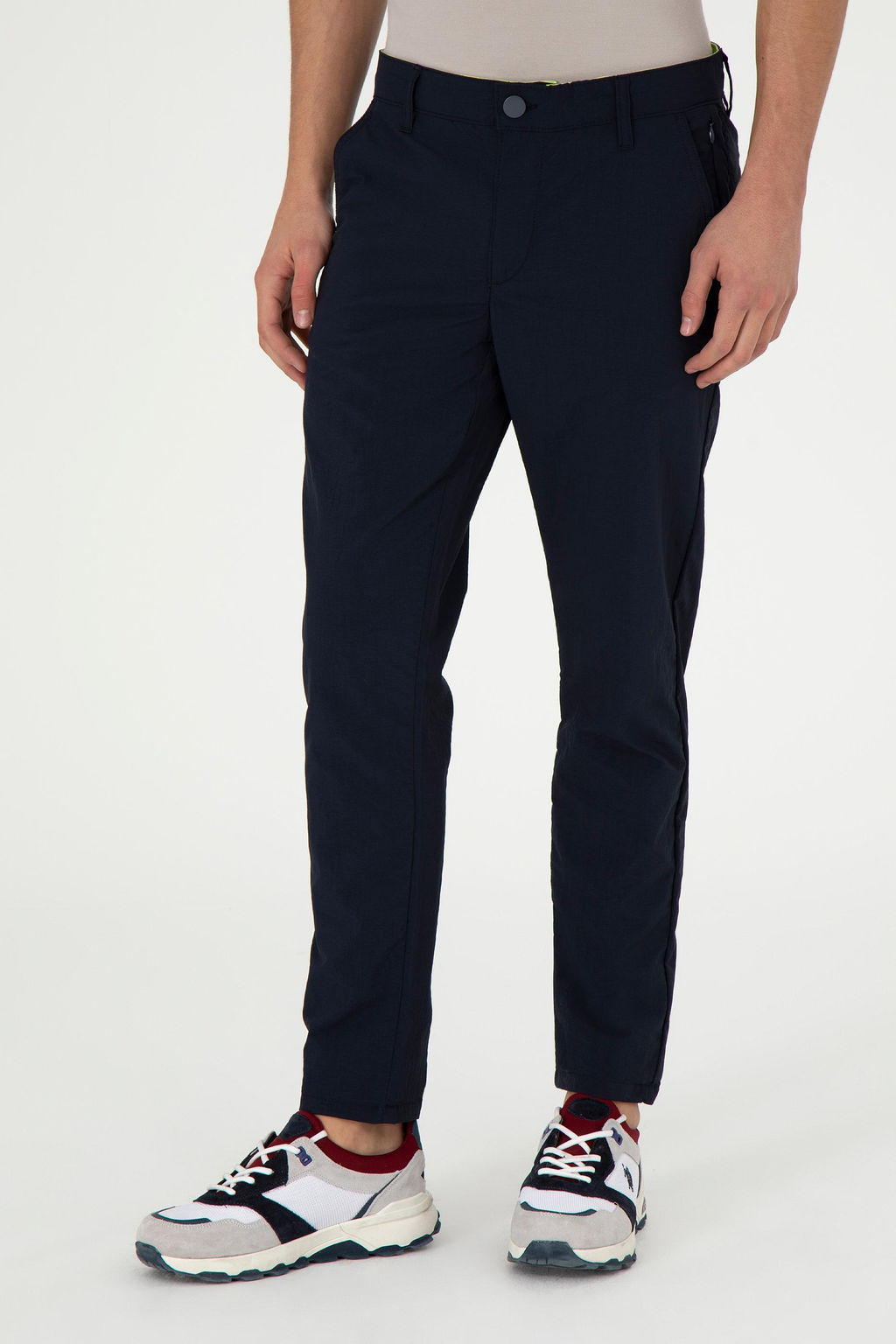 Мужские темно-синие брюки из плотной ткани Неожиданная скидка в корзине - U.s. polo assn фото 2