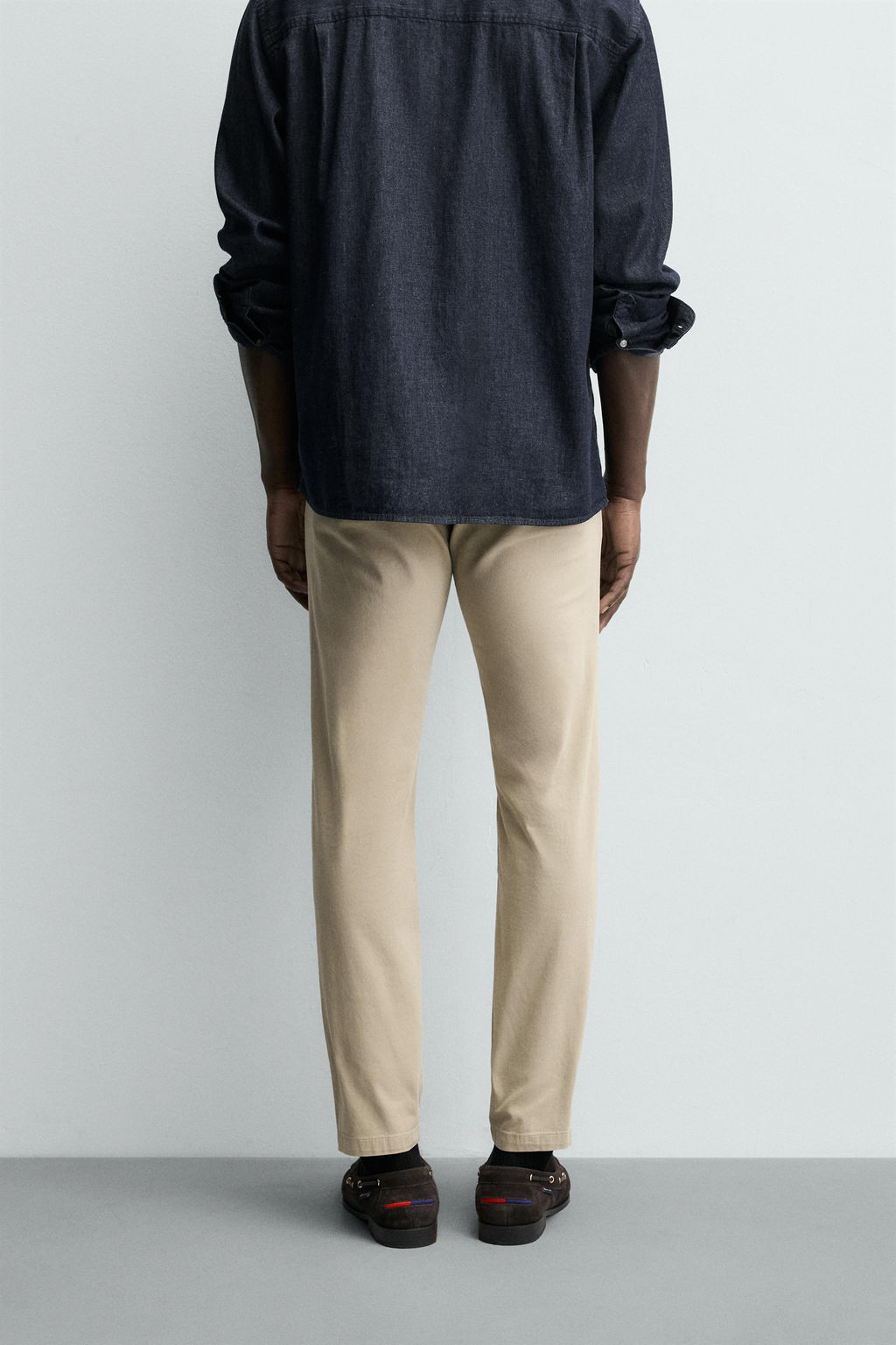 PANTAL?N CHINO SKINNY FIT / Beige - Zara фото 3