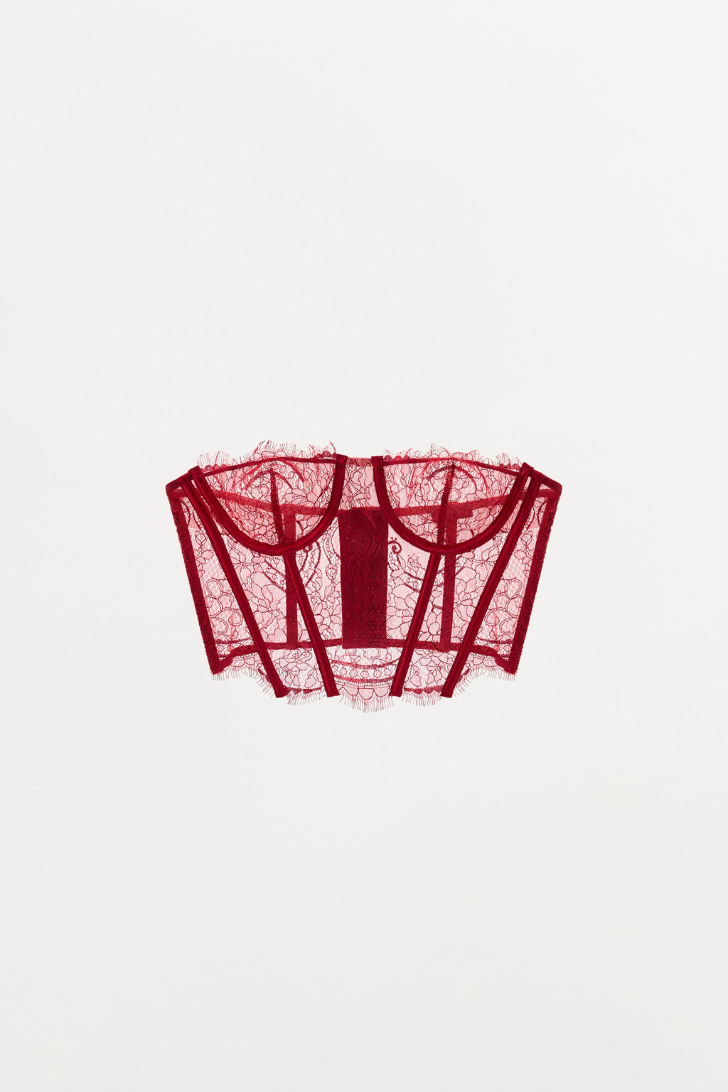 LACE UNDERWIRE CORSET - Zara фото 10