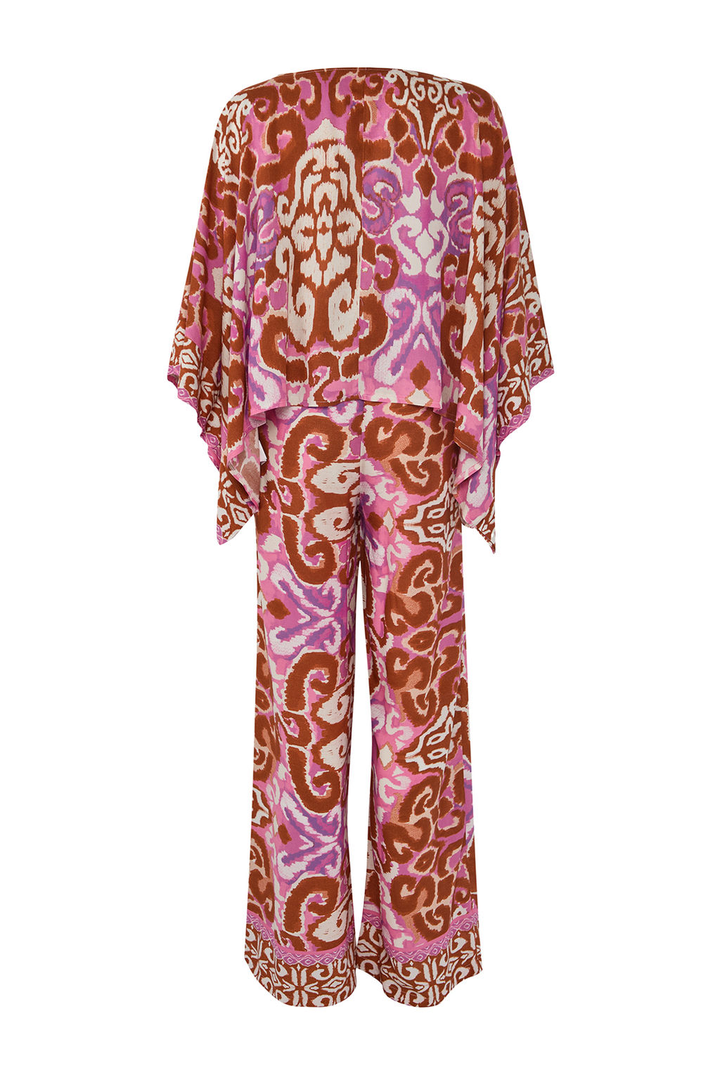 Etnik Desenli Dokuma Plaj Bluz-Pantolon Tak?m TBESS25AU00003 - Trendyolmilla фото 8