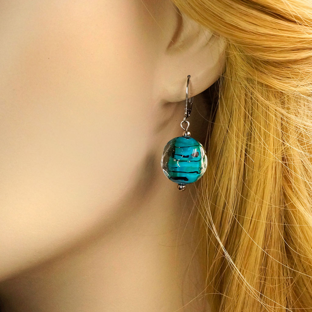 Серьги из муранского стекла MELODY COLOR LS2934 - Vloes фото 4