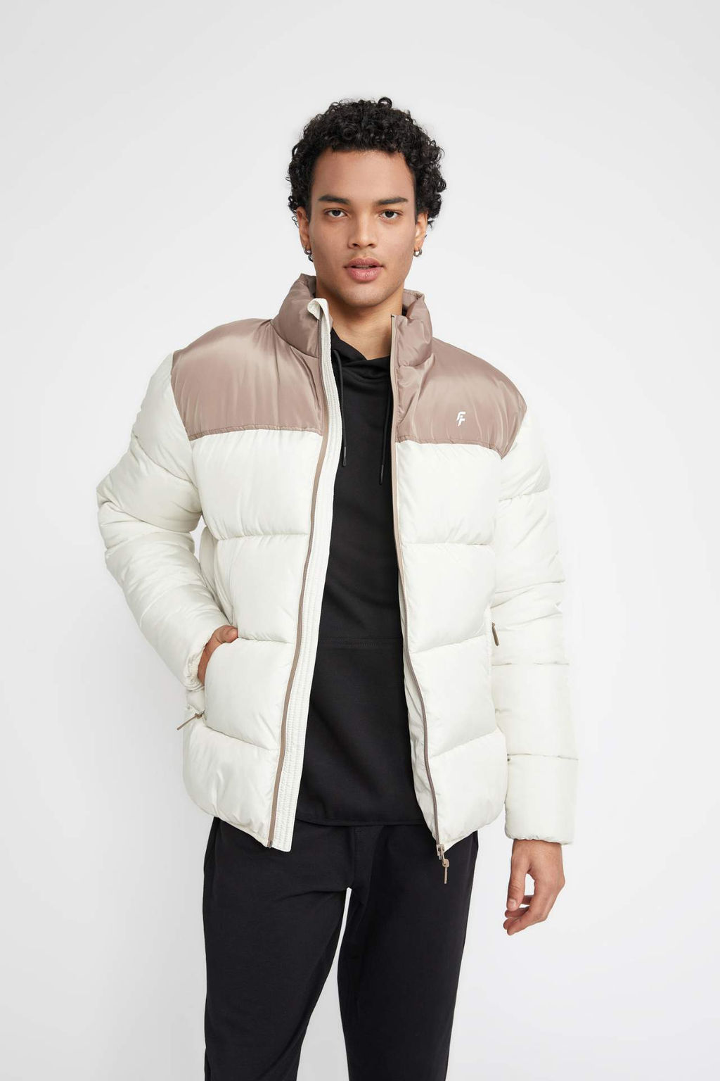 DeFactoFit Su Itici Sisme Mont Ruzgar Gecirmez Oversize Genis Kal?p Fermuarl? Cepli  фото 2