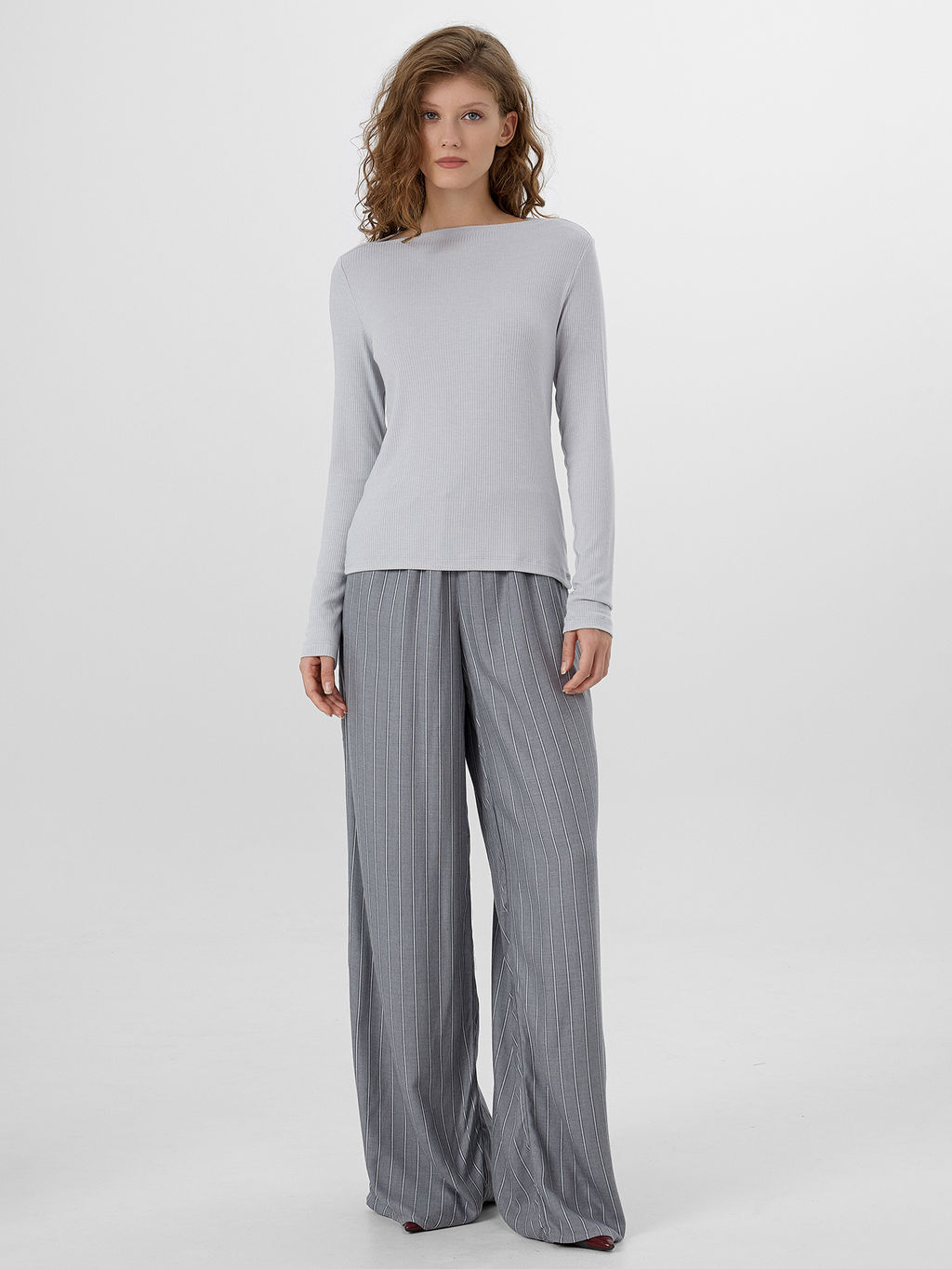 Лонгслив Mark Formelle серый вискоза с акрилом фото 4