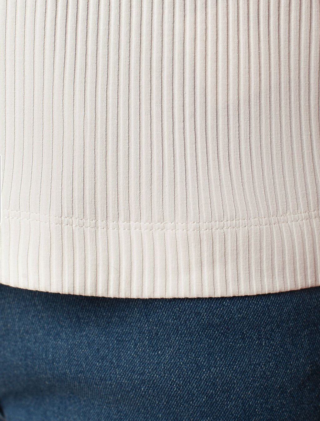 Водолазка из фактурного трикотажа в рубчик - Vilatte фото 7