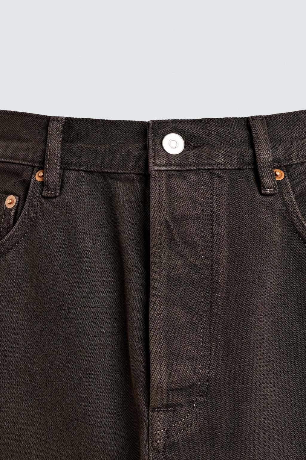 JEANS STRAIGHT FIT LIMITED EDITION / Marr?n - Zara фото 9