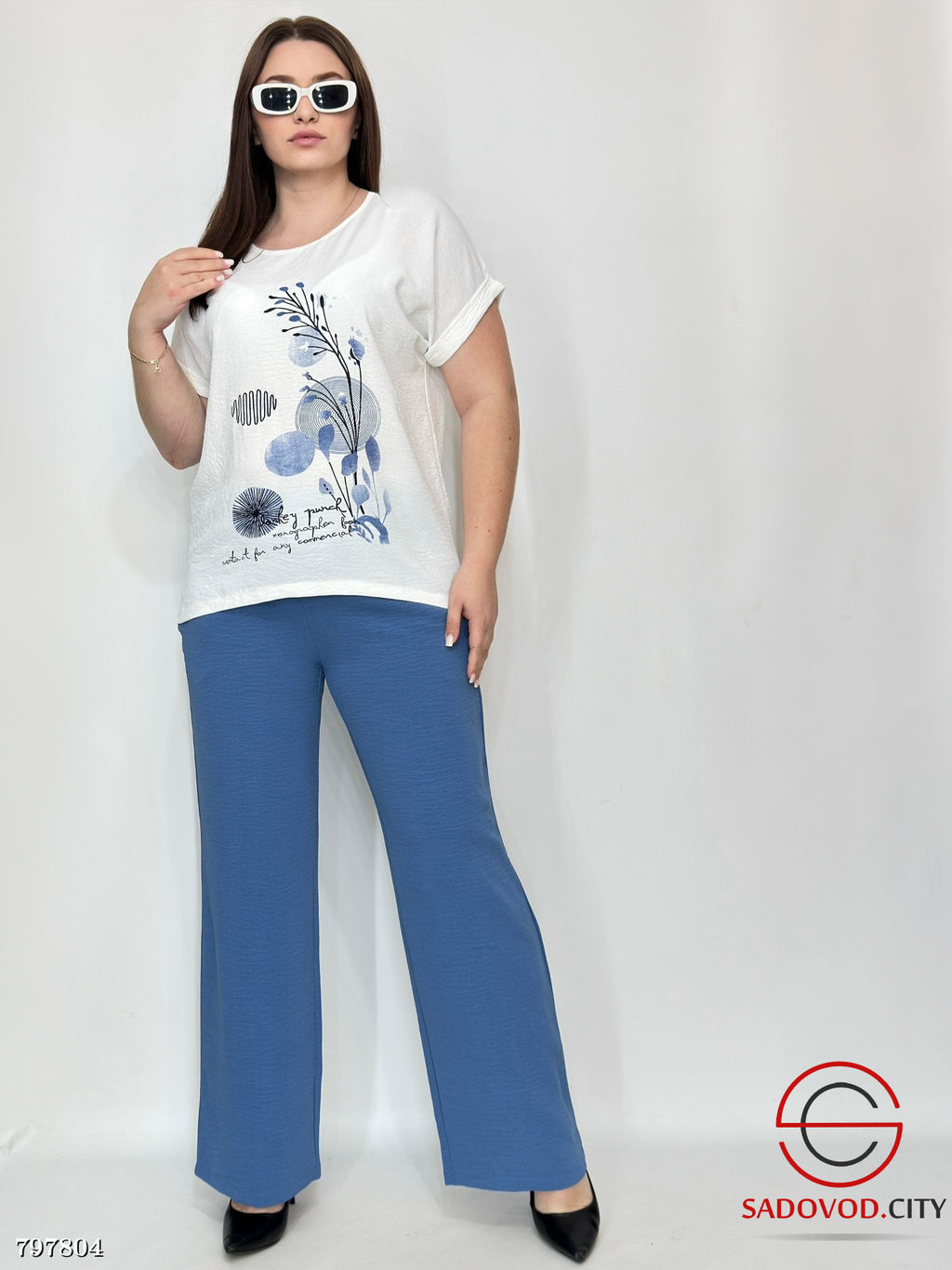 костюм женский с рисунком - Bruno фото 2