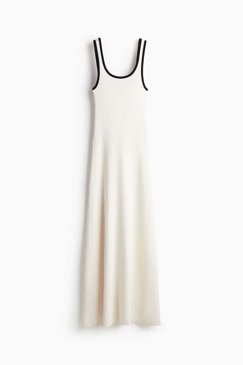 Vestido en punto de canale con vuelo - H&m фото 8