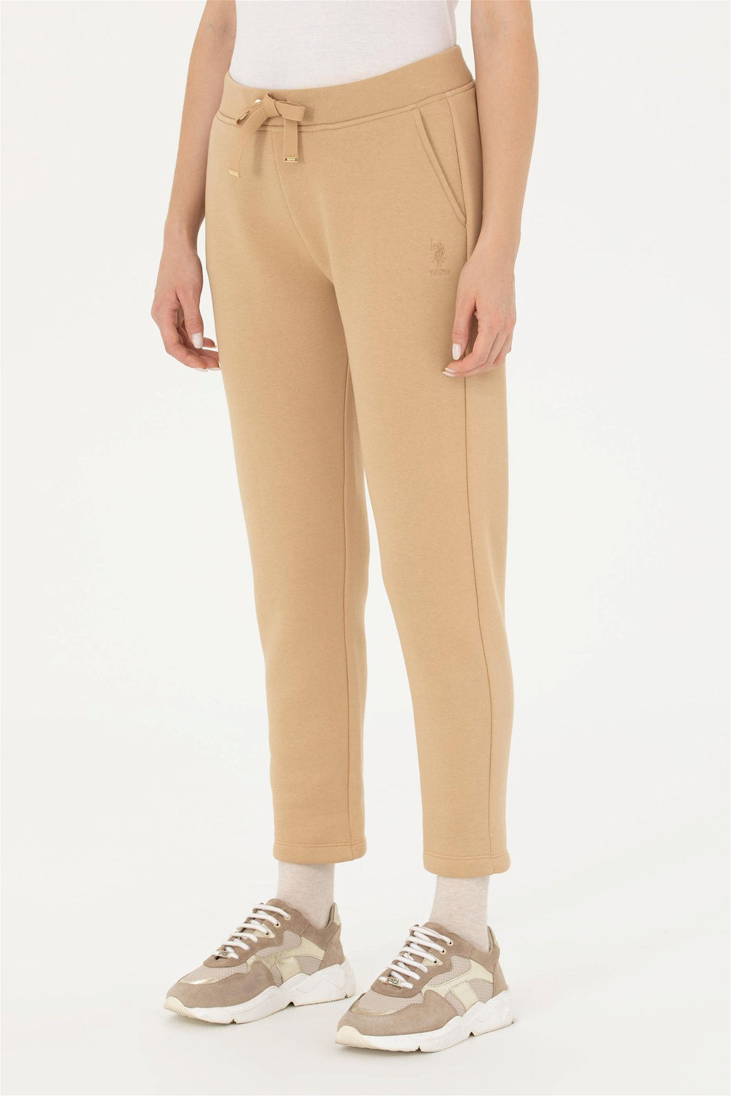Женские спортивные штаны песочного цвета Неожиданная скидка в корзине - U.s. polo assn фото 2