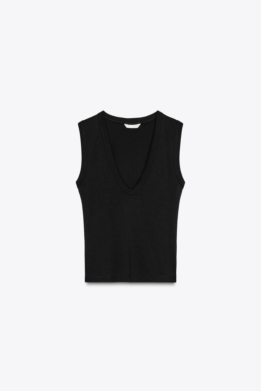 V-NECK TOP - Zara фото 3