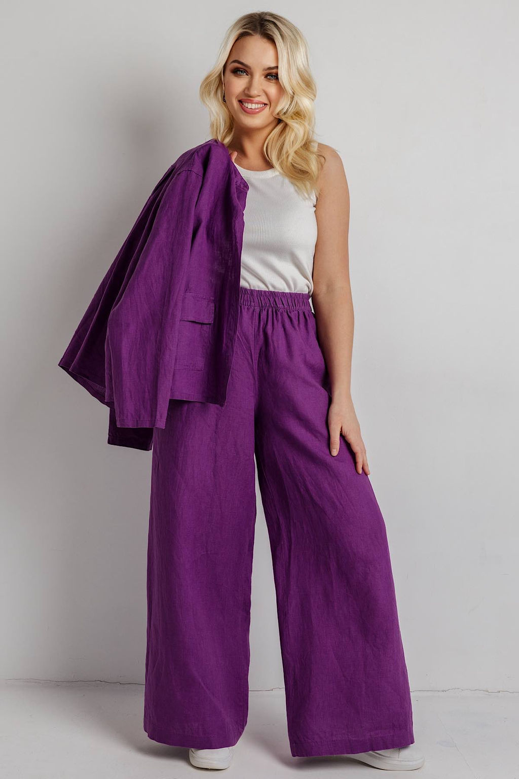 Брюки женские Б91028/01/Фиолетовый