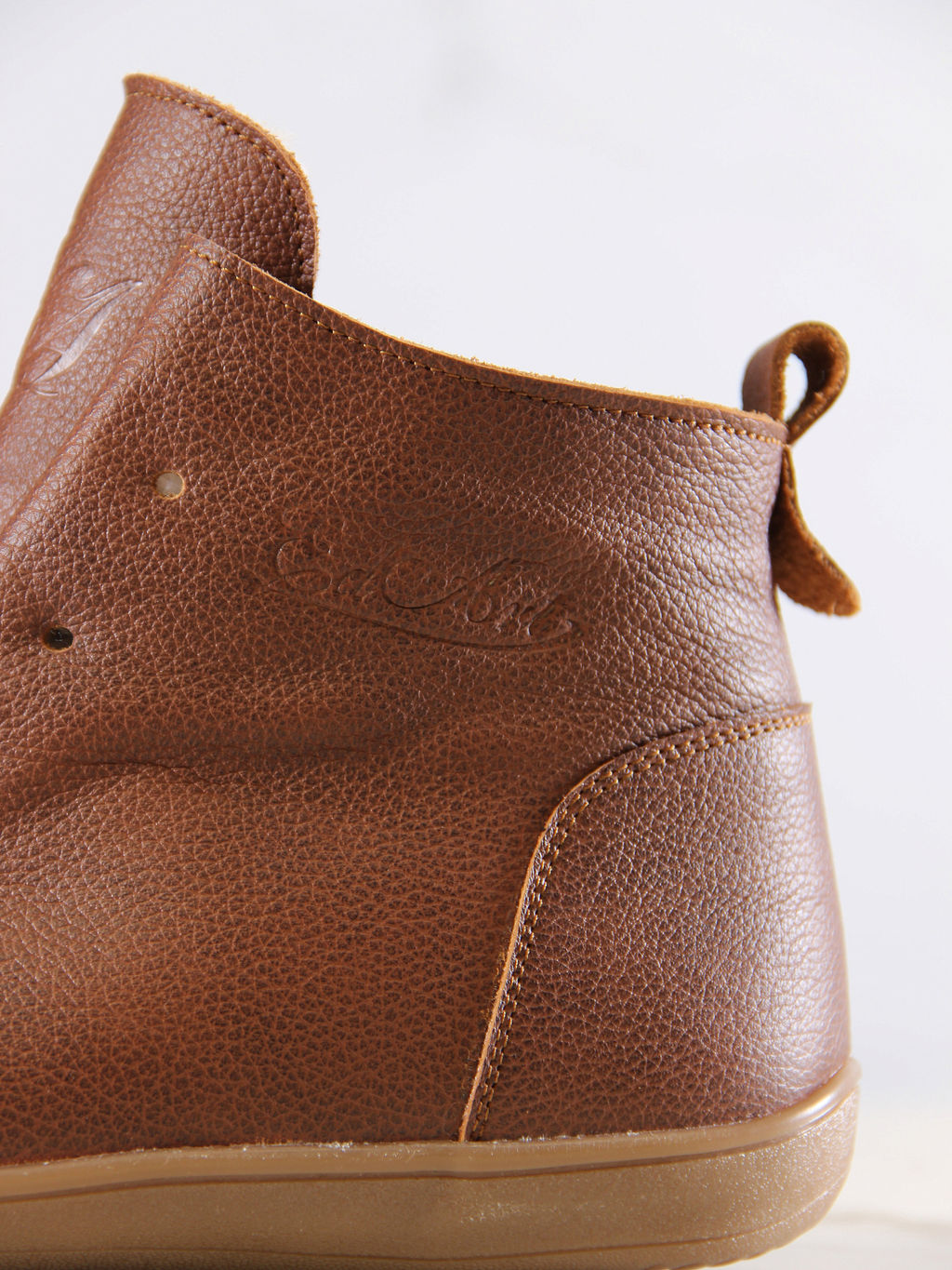 Босоногие ботинки 352.NATAbr.Коньяк/мех