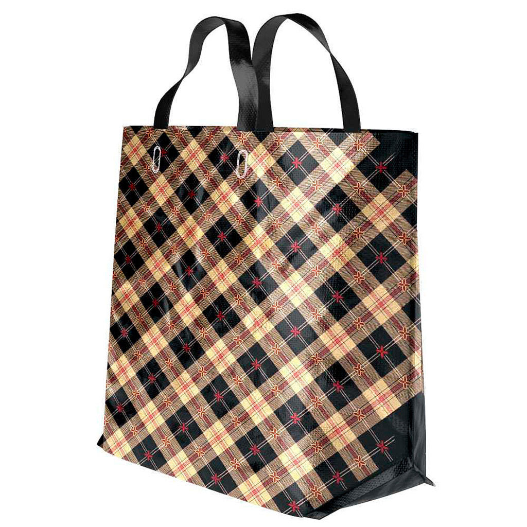 Пакет подарочный ПВД с петлевой ручкой "Эко-сумка" 60х50см "Челси", 160 мкм (Россия)