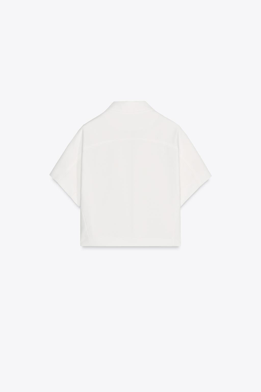 ZW COLLECTION CROPPED JACKET - Zara фото 8