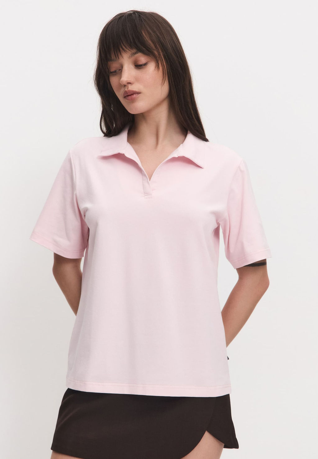 Футболка-поло женская 25234-492 мокко - Avese фото 164
