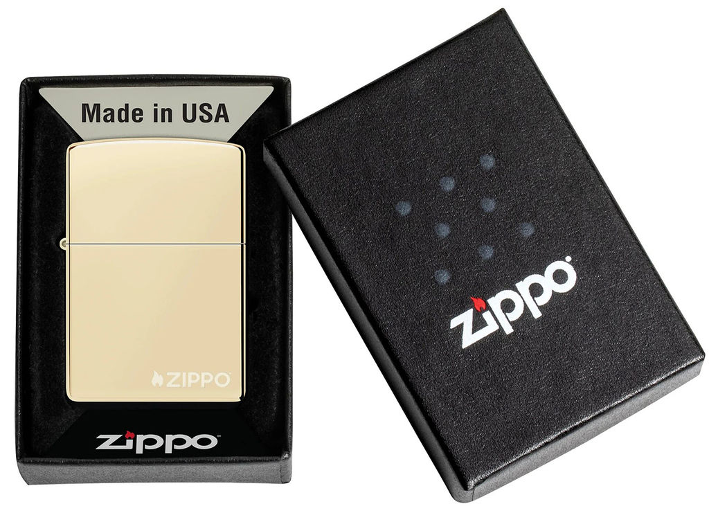 Зажигалка ZIPPO Логотип с покрытием цвета шампанского | Logo Champagne 46682ZL  фото 6