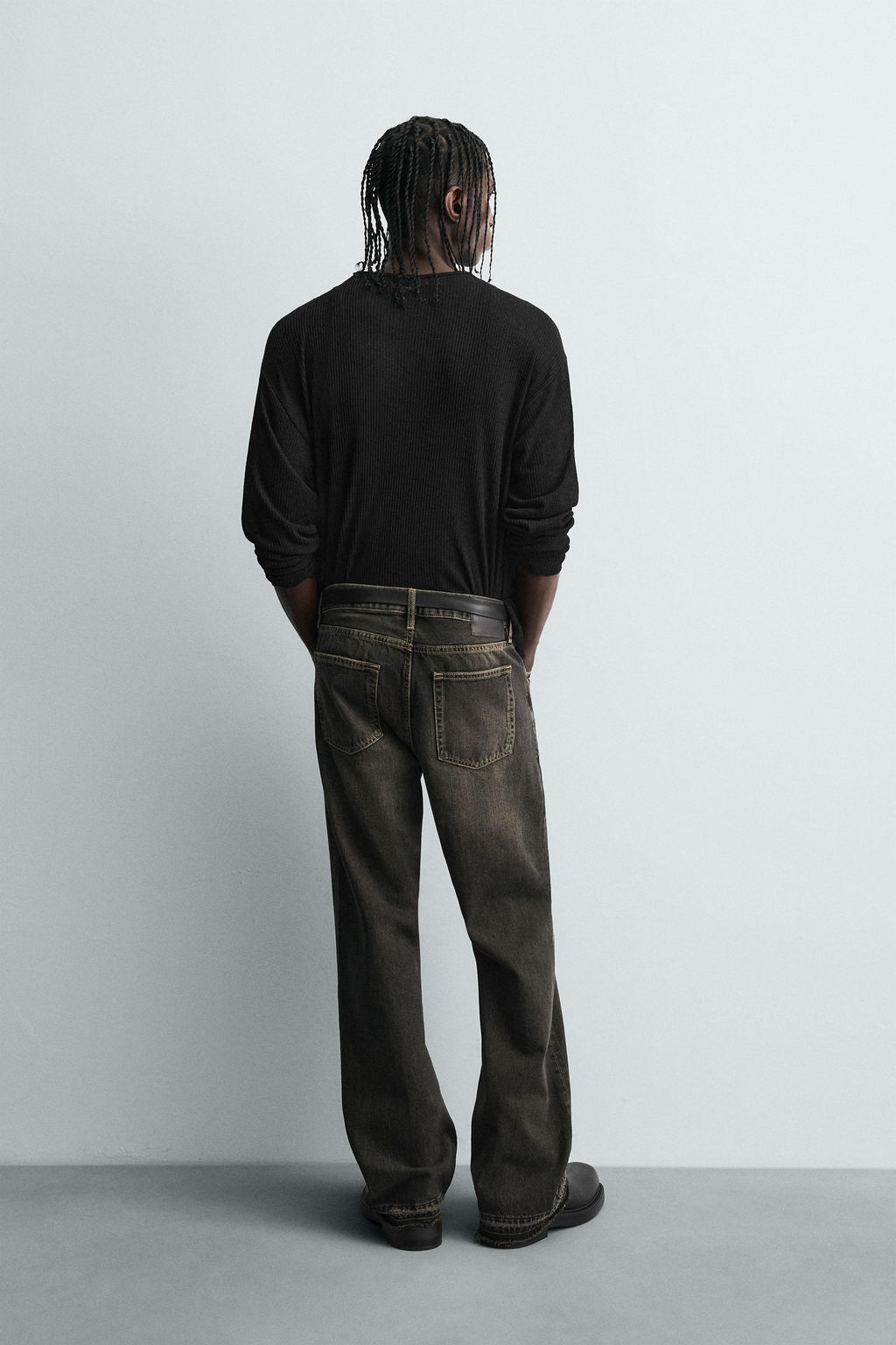 RELAXED FLARE FIT JEANS - Zara фото 3