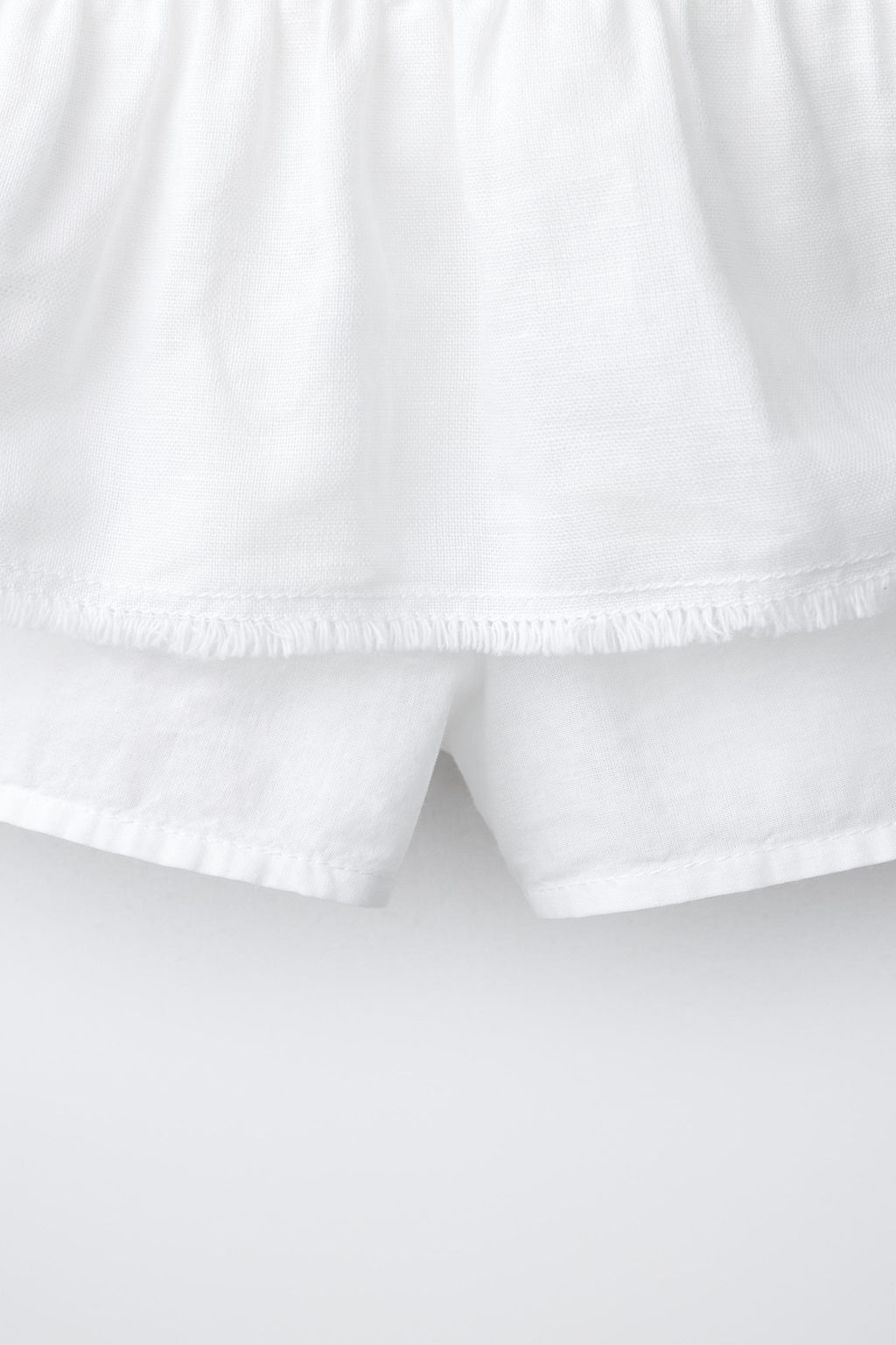 FALDA VOLANTES ENTREDOS / Blanco - Zara фото 4