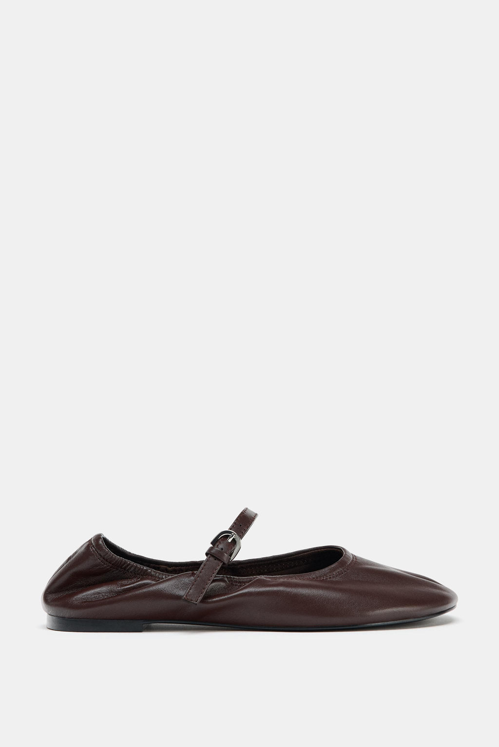 SOFT LEATHER BALLET FLATS - Zara фото 9