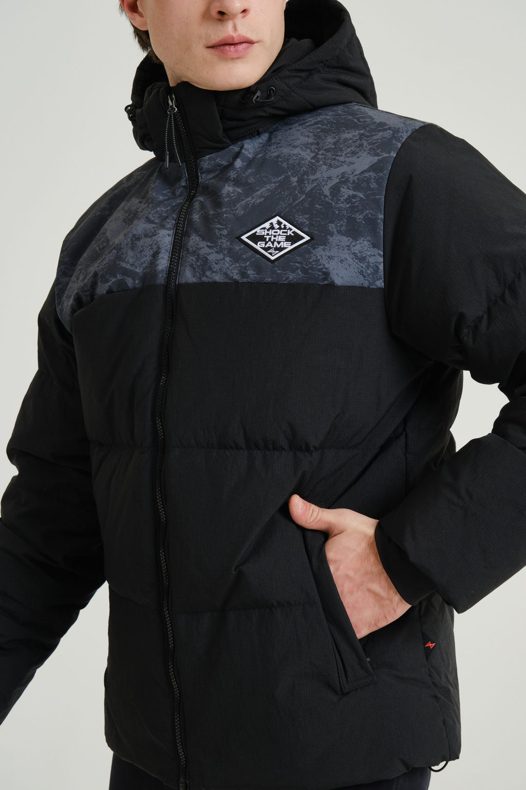 Пуховик короткий Черный - Anta фото 5