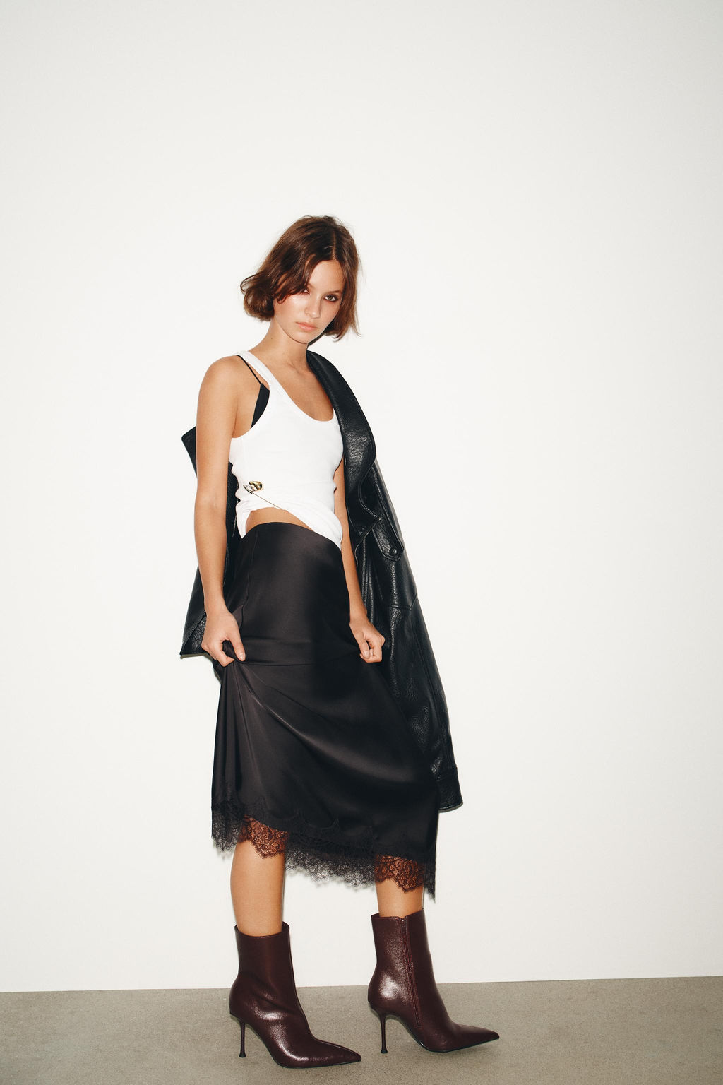 STILETTO HEEL ANKLE BOOTS - Zara фото 5