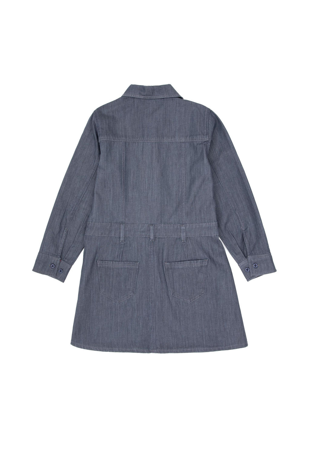 K_z _ocuk Siyah Dokuma Elbise - U.s. polo assn фото 2