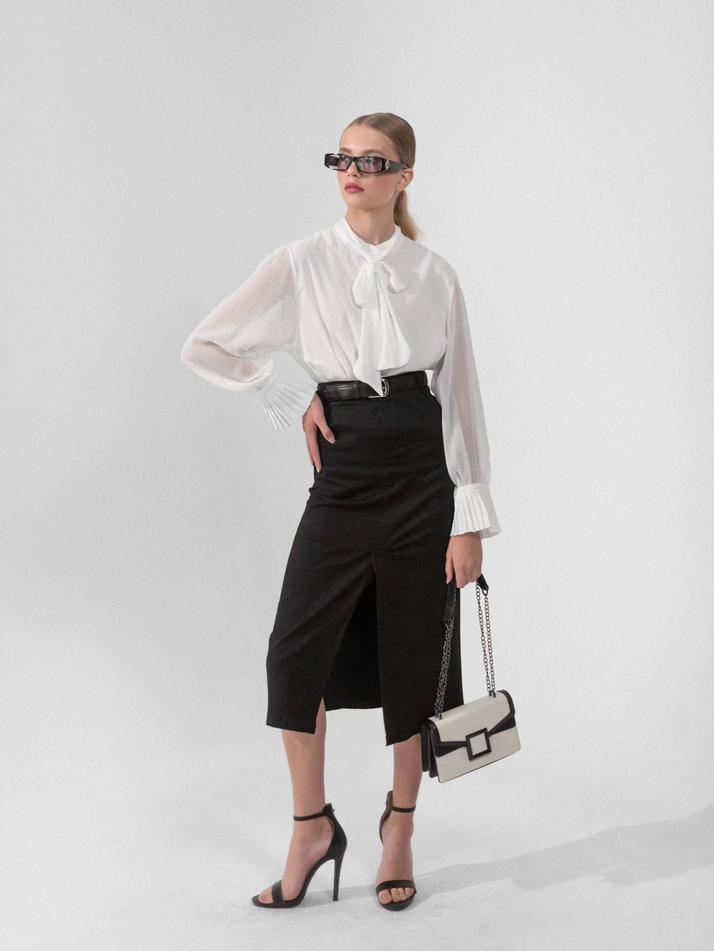 Блузка Лола (белый) - Nadi bordo фото 4