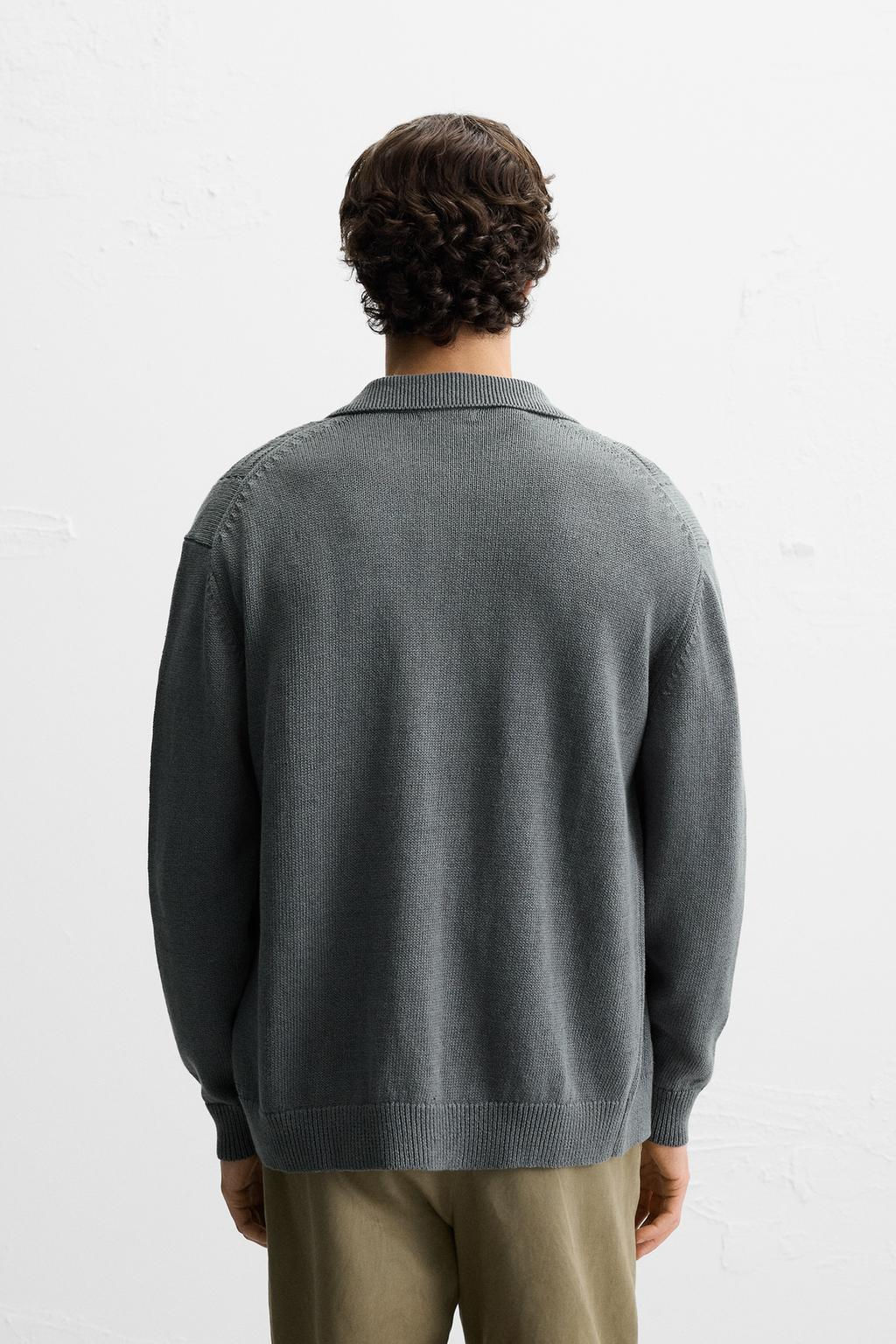 OPEN-KNIT TEXTURED CARDIGAN - Zara фото 3