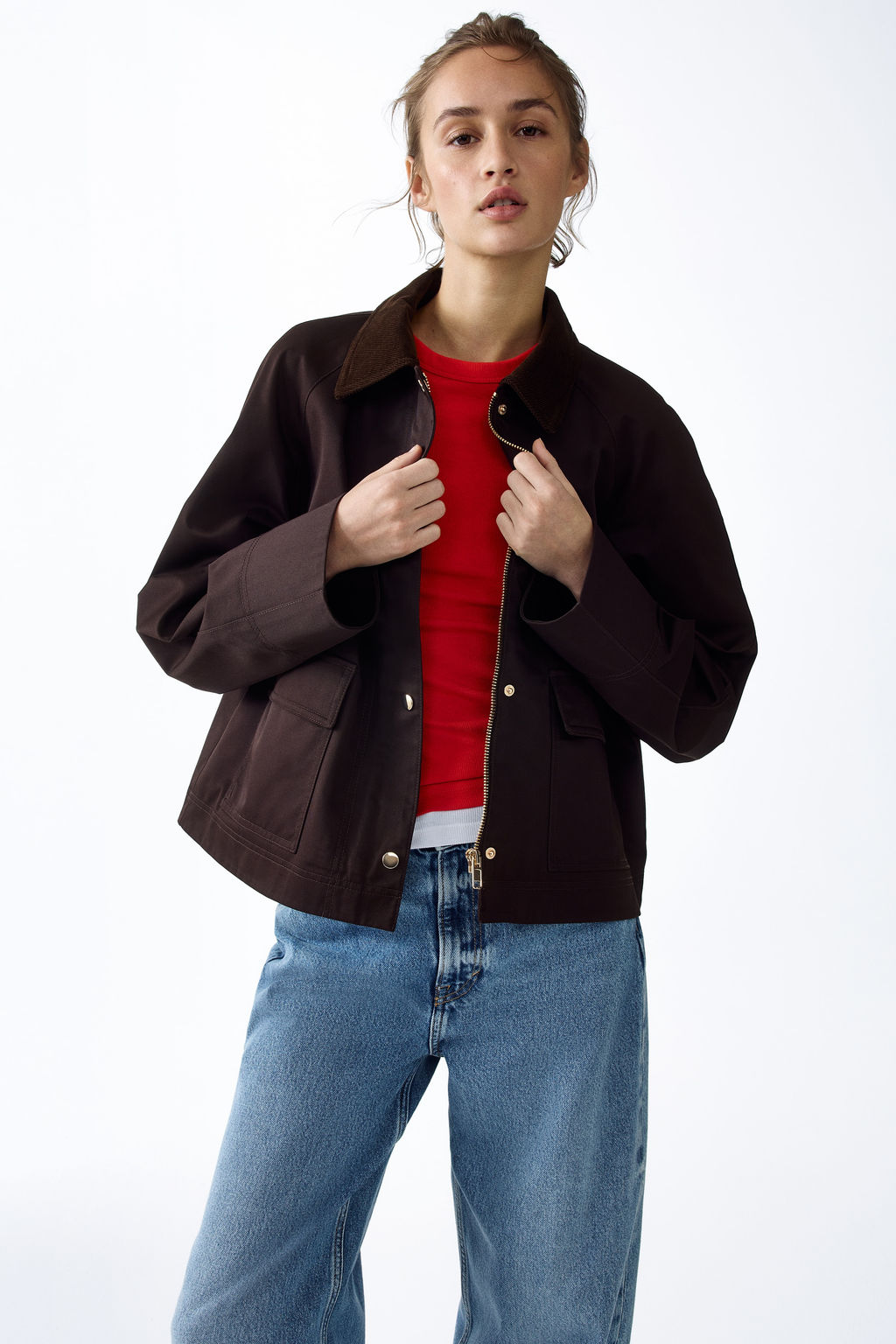 Chaqueta con cuello de pana - H&m фото 3