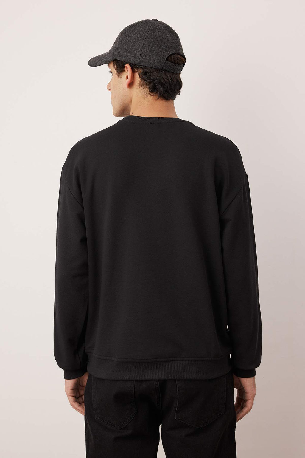 TRENDYOL MAN Siyah-Gri Melanj 2li Paket Oversize/Genis Kesim Ici Polar/S?cak Tutan Sweatshirt TMNAW24SW00001 - Trendyolmilla фото 23