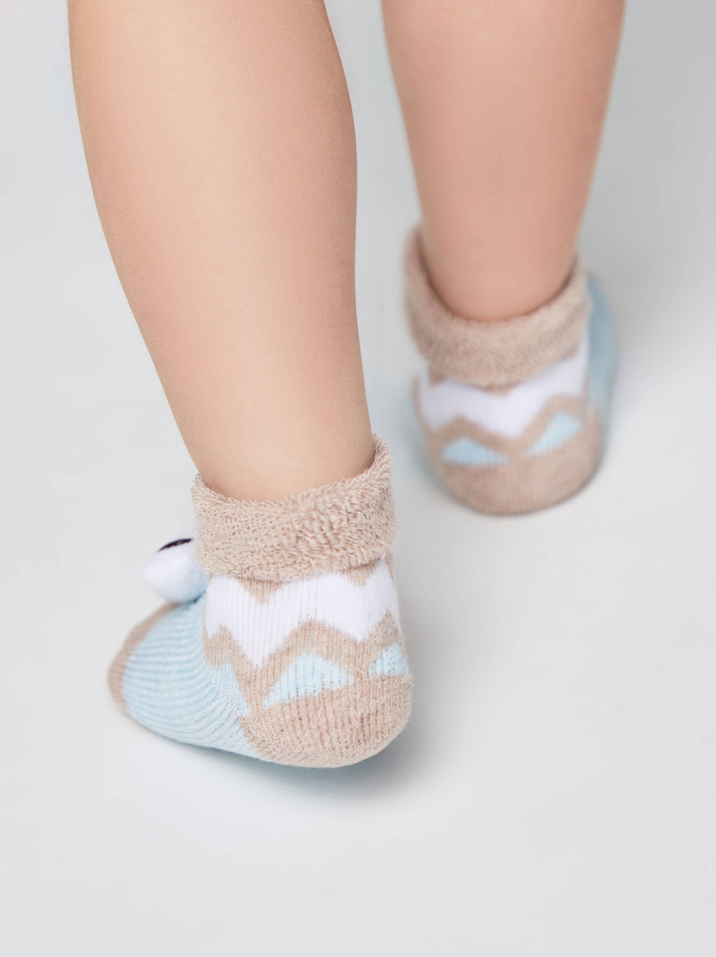 Цена за 2 пары. Носки Теплые Conte-kids Махровые носки SOF-TIKI с мордашками Мишка - Conte elegant фото 4