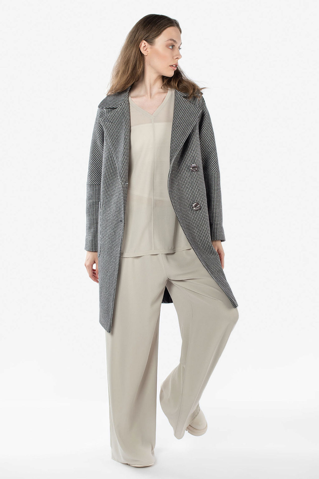 Пальто женское демисезонное - El podio фото 5